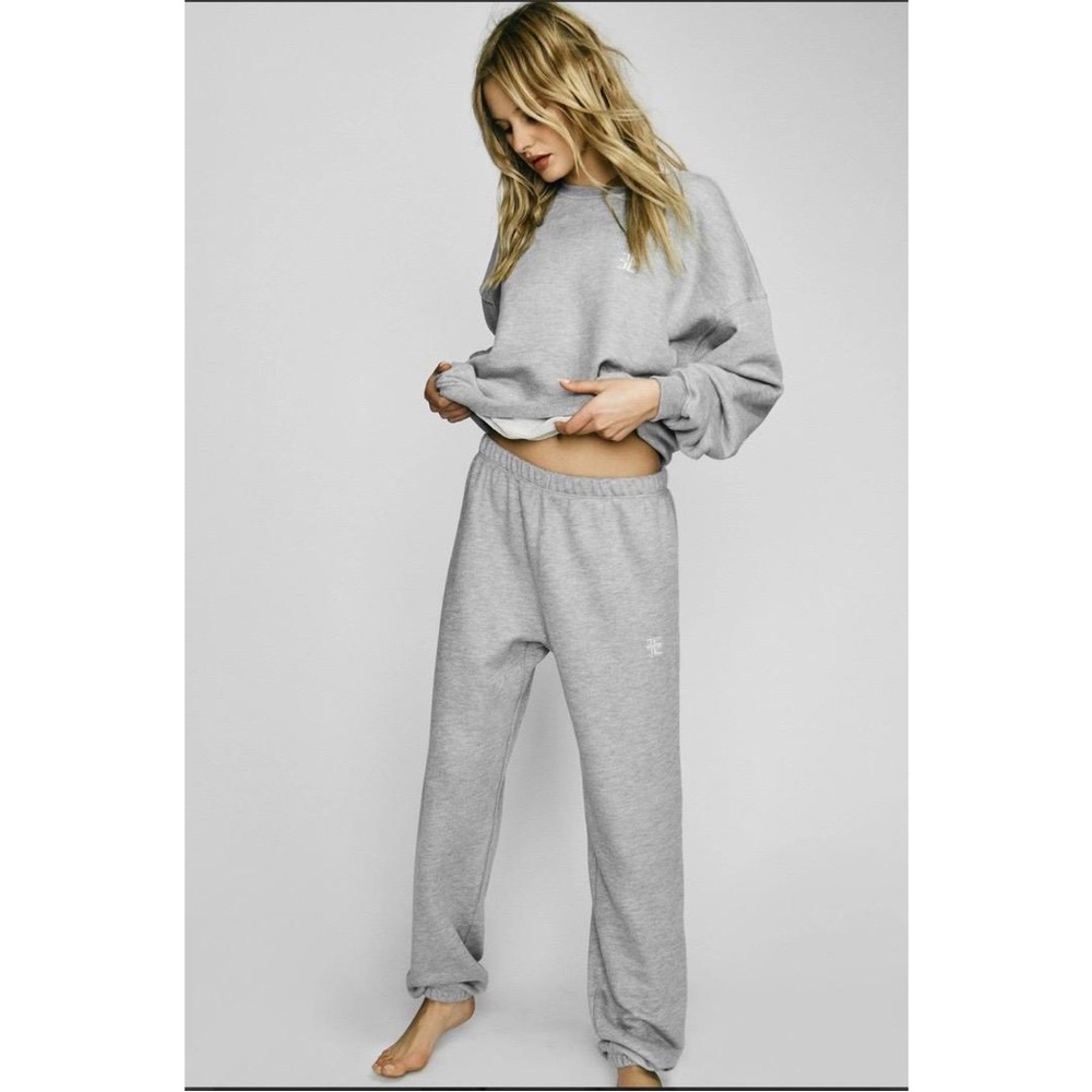 ETERNE CLASSIC SWEATPANT HEATHER GREY